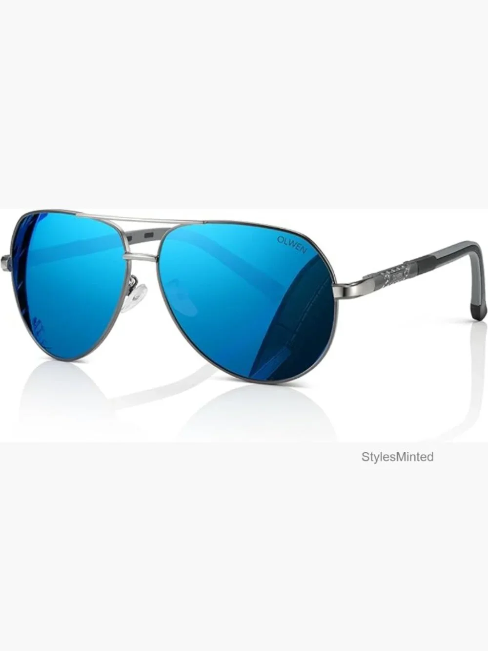 XXL Aviator Sunglasses for Large Heads Polarized with Hard Case